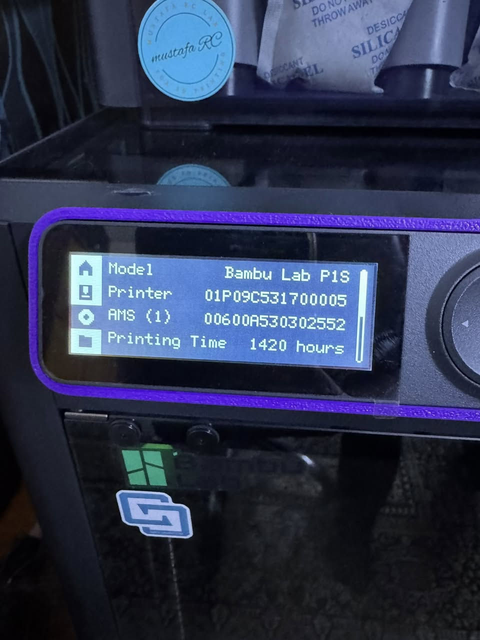 شلون شباب 
طابعه bambu lab p1s نسخه اوربيه مستعمله كلش نظيفه 
وضايفلها شاشه باندا تاج واكسترودر الاصدار المطور 
سعرها مليون وربع وبيها مجال 
مكاني بغداد حي الحسين 
***********
