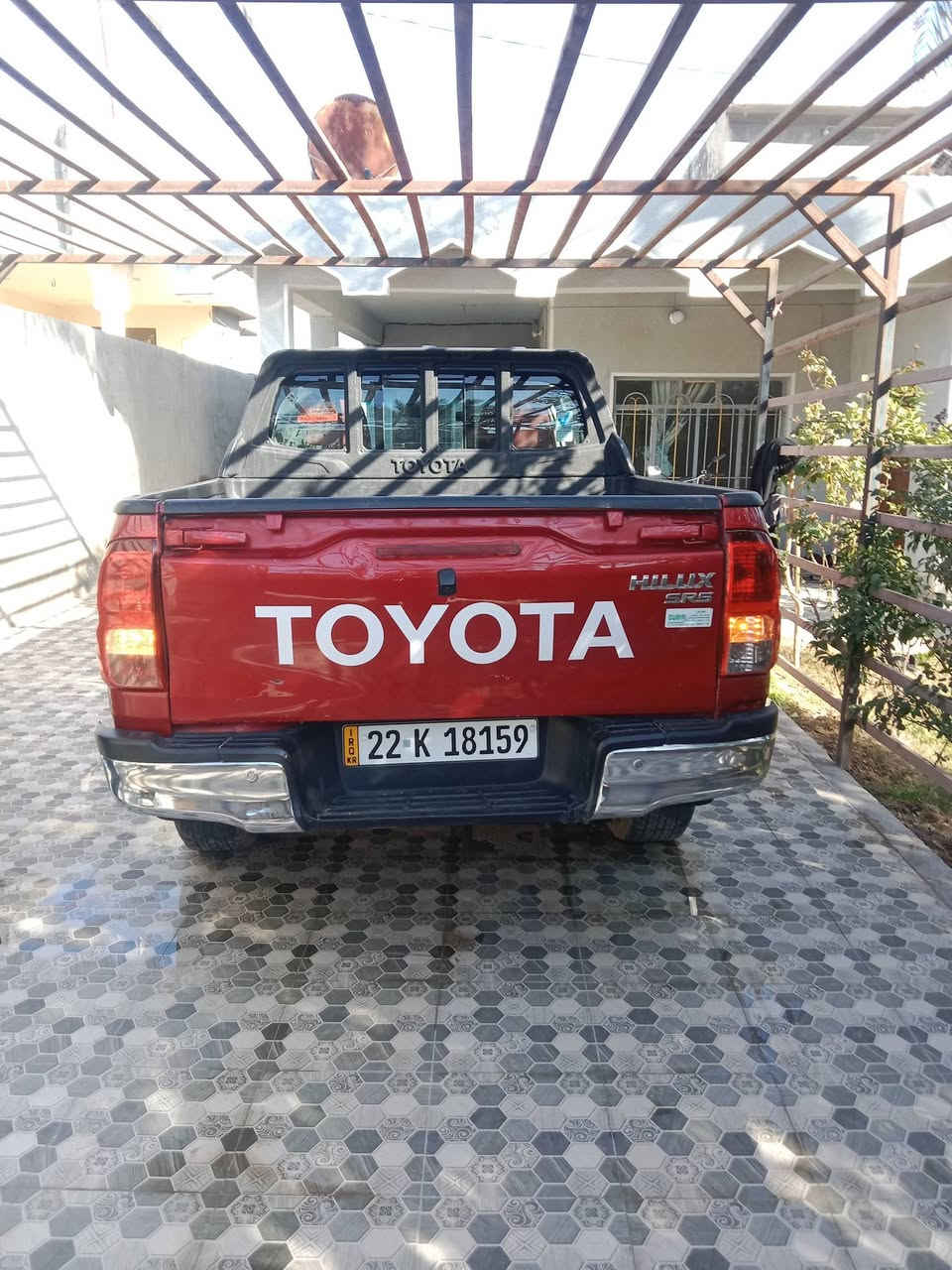 تويوتا فورويل موديل 2018  رقم اربيل باسمي مكفول من صبغ  وضربه فقط شويه بارده كما موضحه في السونار المرفقة في صور  مكان بعقوبة *********** سعره 230
