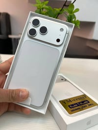 ايفون 17 برو ماكس هارد 256 سيم كارت ZAA صحه البطاريه 100 عدد دورات الش...