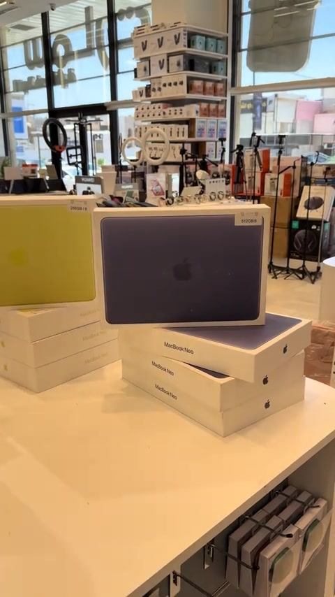 #macbookneo  🔆خدمة الاقساط متوفرة بتطبيق سوبر كي (الجني )الموطنة رواتبهم على مصرف الرافدين  🚗توصيل إلى كافة أنحاء العراق 🇮🇶 ‏‎ 🕒 أوقات العمل: جميع ايام الاسبوع 9:00 صباحاً الى 12:00 ليلاً عدا الجمعة 3:00 ظهراً الى 12:00 ليلاً ‏‎📍 الموقع: ‏‎المنصور، شارع مول بابليون، بالقرب من أقواس مطعم الساعة. ‏‎📞 رقم المبيعات: *********** ‏‎نحن هنا لخدمتك في أي وقت🌟
