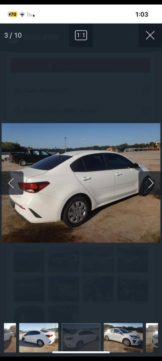 للبيع كيا ريو موديل 2022 وارد اميركي ماشيه 66 الف مايل ماشيه قليل بالعراق 
 حادث 3 قطع ليبل واحد  مصبوغات مواصفات s 
حداديه بلاديه 
تخم تاير جديد 
بسمي مداور ثاني يوم
العنوان بابل حله السعر 125 وبيها مجال  ***********
