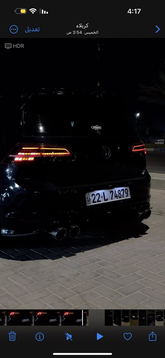 اكو صور شامله للسيارة واكو فيديوات عن كلشي الها بكل قطعه
سلام عليكم ورحمه الله وبركاته اخوتي الكرام جميعا 
وتحياتي للاخ الطيب زيدون باسم

الحليوه (R)
خليجى
 R MK7 2016
‎فول للآخر 
‎ الممشى 80  ميل
Stage 2+plus
سستم صوت وسستم كاربون وتغطيس داخلي ولدات انارة وسقف روز رايس
 وكلشي مرتب بيها
‎التزويد الي عليها 
‎شوته r600 
اكزوز كامل عمل 
‎ داون بايب
‎مجاول apr
‎ثلاجة cts 1500$
بنيد كاربون فايبر حقيقي 
عطاس frouge
عليها فيول بمب aem
‎فلكس فيول 
( مبرمجة ع فلكس )
ايثانول وبانزين عادي وسوبر ومحسن وتستقبل كلشي 
بكلايت 2018  اصلي وكاله 
‎سنسرات ٥ بار
‎كزوز ٣ انج كامل
درگه كاربون فايبر R600 
بوابات اكزوز ويه الRpm
وفچوج borla اصليات 
والسياره عليها برمجه اونلاين من امريكا ب1500$ الفايل مالتها ‎
بلكات American racing’s 
ويل 17 بدون لا فطر لا عواج مع تخم تاير جديد انتاج 25
Hp‎ نقصك  فقط توربو هايبرد وتحط ٦٠٠
‎سيرفس كامل من كلشي
السياره 0 مسج 
لحيه كاربون tcr 
دبلات على حسب الدرايف مود 
‎6 وضعيات قياده
كفاله عامه من الحادث والصبغ

+ كاب الثلاجه والمراوح والكولرات واستخدام يومي تخبل ومتصرف ابد وتريدها دراك تصير وكلشي 
والسياره ماخذه هواي سيارات وقوتها كلش معروفه 🙏

برمجه عليها بوب كورن ونار وطلق 
اما على العادي صوتها كاتم ولطيف وتصلح جدا للاستخدام اليومي
السياره من حيث البدي بيها pdr قليل بالجاملغ الامامي فقط
كامله من كلشي متصرف دينار عليها 
من كير مكينه حداده غرفه وتبريد 
رقم اربيل وكاله تحويل اي شي حاضر 

ومضلله السياره كلها بلو رايز حتى الامامي 
ومن اكلك ماكو نقص ابد تجي تاخذها كامله حتى دهنها ماشي عليه 100 كيلو 
سياره متفتح بيها بنيد والله وعلى 3 مالكين فقط من وصلت ليومك
والسياره مدفع يعني ماشاء الله على قوتها 

واي استفسار اني بخدمتكم جميعا وكلهن حدايد فدوتكم يروحن ويجن الي معجبته ان شاء الله يركب اغاتها وتاج راسها 

اخوتي واعزاء ملاك الفولكسواكن كل الاحترام لحضرتكم 🤍

مكاني كربلاء 
وهذا رقمي والخاص موجود والواتساب هم متوفر
***********  
وفقط بيع لان محتاج نقد والله وهذا مو سعرها مقارنه ببيش صايره عليه

198 $ ومجالها جدا قليل وكلها فدوتكم
