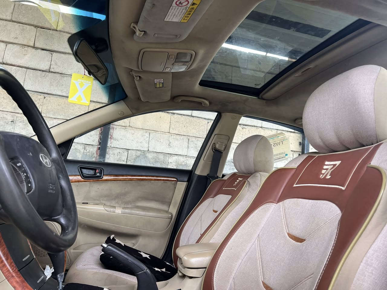 سوناتا2009امريكي رقم نينوئ مشروع وطني باسمي سنويه غير نافذه فول لون قهوائي بدون دواخل شرط محرك ٢٤٠٠دوش كير شرط داخل لوني صاج تنته تحكمات كشن كهرباء سونار مرفق بل منشور بجم كبس تبريد تدفئه كلها شغاله مكاني صلاح الدين قضاء العلم 
100ومجال بسيط
***********
