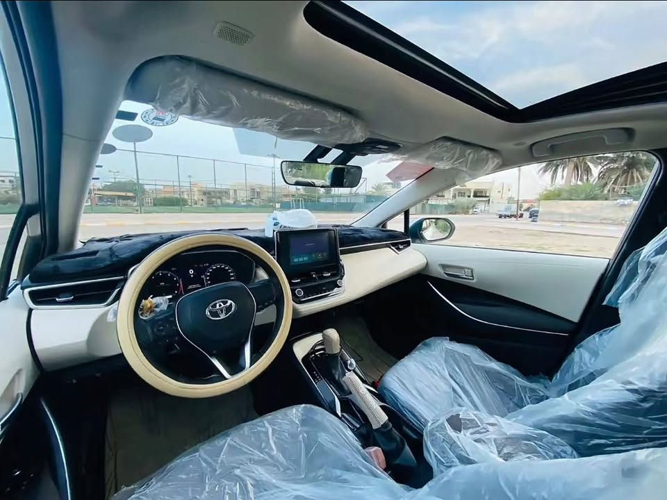 TOYOTA COROLLA 2023 /GLI
تويوتا كرولا ٢٠٢٣ خليجى شركة ساز / فول بصمه و سلايد

محرك 1.8 GLI

بصمه تشغيل المحرك / يدات الابواب بصمه و دخول ذكى 

شاشه عدادات إلكترونيه 

سلايد

تبريد قطعتين

مريا شفط

ممشى ٦٢ ألف فقط

بدون دعم بدون صبغ استخدام يومى 

مكان المركبه دهوك / نظيفة بمعنى الكلمه 

حتى مماسح الشركه ما مستخدمه

تحويل غرامات شرط

سعر المركبه ١٨٥ ورقه و بيه مجال بسيط

مكان المركبه / داخل دهوك

للأستفسار ***********

السيارة ابد ما ملعوب بيها من شراء من الشركة إلى الآن عندى.
