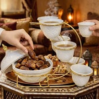 سيت تمرية ستاند • ٦ فناجين • توصيل محافظات