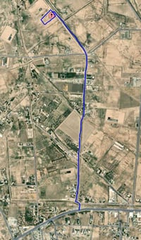 دونمين ونصف للبيع الجبهه 56 قرار 117 الكرغوليه  منطقة اجميله تبعد عن م...