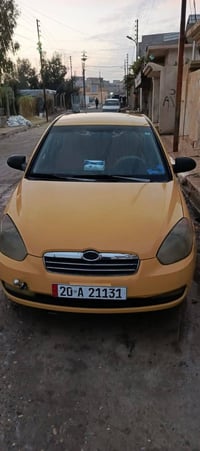 سياره اكسنت موديل 2008 فول عادي سياره بيها كص جنطه فقط  كير محرك شرط ك...