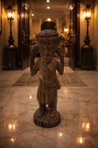 ابانوس • منحوت يدوي • تحفة افريقية ٧٠-٩٠سنة