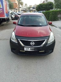 من رخصت الادمن للبيع فيرسا 2013 سيارة بأسمي سنويه ل28 صدر نص عمر السعر...