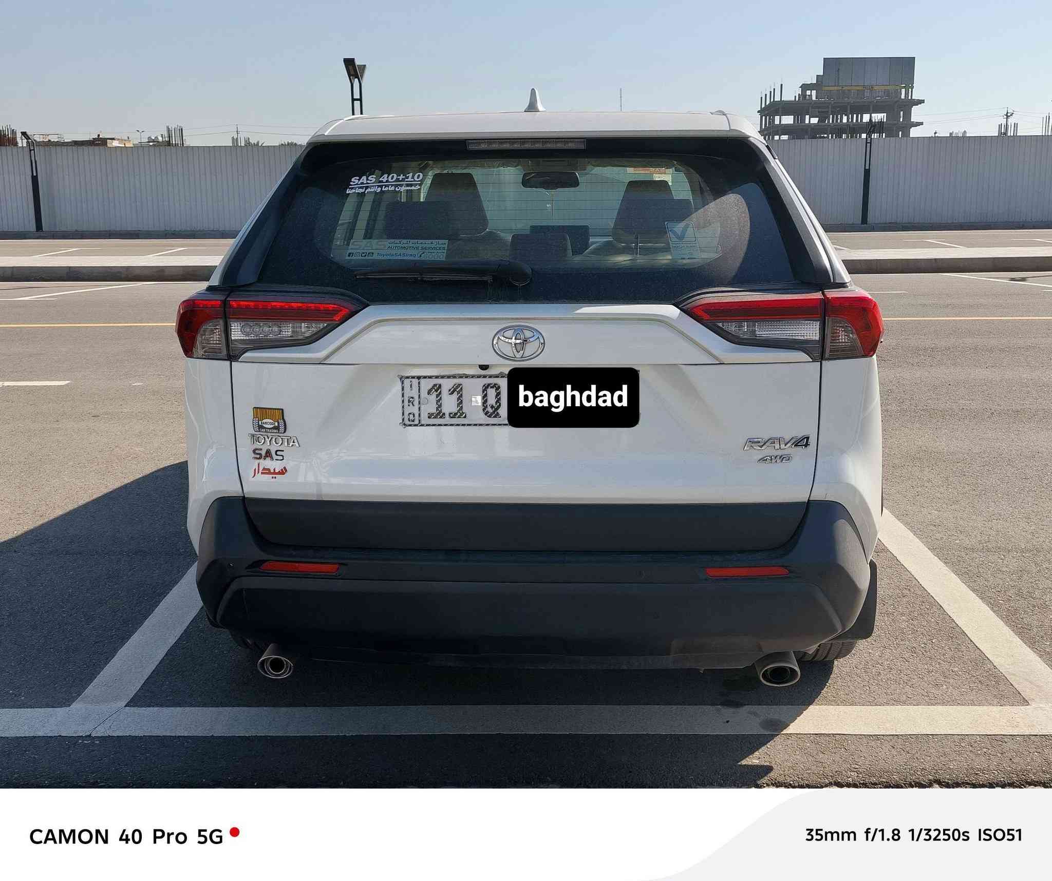 سلام عليكم
تويوتا راف فور موديل 2020 خليجي بانزين
وكالة ساز ام الضمان 
السيارة رقم بغداد الجديد باسمي هزة و سنوية تنتهي 2030 تحويل ثاني يوم السيارة ماشية 74الف قابل لزيادة

مواصفات السيارة 
مكينة2500
فور ويل درايف 4x4
بصمة السيارة + دخول ذكي+ بصمات عدد ٢ وياه
شاشة اصلية واريح نفكيشن
ست وضعيات قيادة 
مري شفط 
اشاير بالمري
هاندبريك بصمة
اوتو هولد
مراية وسطية عاكسة للضوء
تبريد بيانو +ومناخ منفصل و قطعتين تبريد
لد نهاري
لايت زينون عالي ناصي +بلوجكتر ضبابي
خمسه ويل كب+ سبير منازل

السيارة مكفولة عده بارد بسيط بل باب مال سايق

السعر 230$ وبيه مجال
للاتصال:***********
غير متواجد على الفيس
