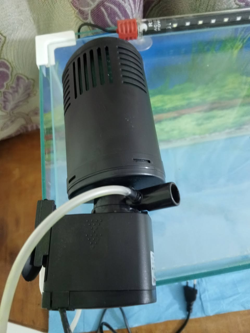 سلام عليكم يوجد حوض سماك مع هيتر ماطور للبيع
لسعر 65الف 
رقم ***********
عنوان ميسان عمارات جديدة
