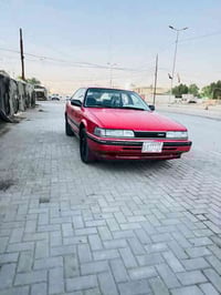 مازده موديل1990 رقم بغداد بيها فقط صبغ باب خلفي جهة الصدر مكينه2000بيه...