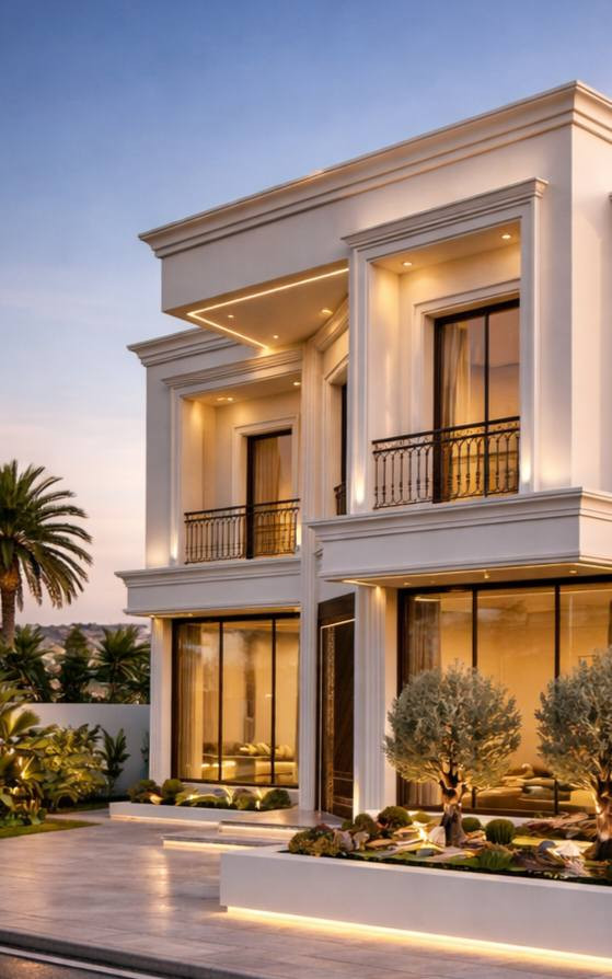 تصميم عصري لاستغلال مثالي (واجهة 7.5م)
​إذا كنت تبحث عن الفخامة في مساحة ذكية، هذا التصميم هو خيارك الأفضل!
​تفاصيل القياسات:
​الأبعاد: الواجهة 7.5 متر × النزال 17 متر.
​المساحة الكلية: 127.5 متر مربع.
​توزيع الطابق الأرضي: (استقبال، مطبخ، صالة جلوس، غرفتين نوم، مجموعتين صحية، ومنور لضمان الإضاءة الطبيعية).
​ مميزات الواجهة:
​تصميم "نيوكلاسيك": يمزج بين بساطة المودرن وفخامة الكلاسيك.
​إضاءة مخفية: تبرز جمالية الخطوط الهندسية في المساء.
​نوافذ واسعة: لتعزيز دخول الضوء الطبيعي وإعطاء شعور بالاتساع.
​ ملاحظة: جميع خدماتنا التصميمية (خارطة + واجهة + 3D) متوفرة أونلاين أينما كنت!
​للتواصل وطلب التصميم: 📞 ***********
 الاستاذ : أسامة الفهداوي
​#خارطة_منزل #تصميم_واجهات #عقارات #بناء #ديكور_داخلي #مودرن
#fyp #foryoupage #viral #trendin#tikto#3D_Render
#House_Design
#Modern_Facade
#Architecture_Design
#Trending #Viral #ModernHome #InstaGood #DreamHome #ArchitectureLovers #InteriorDesignالمتابعين
#تصميم_معماري #هندسة_معمارية #واجهات_منازل #ديكورات_حديثة #مخططات_هندسية #بناء #عقارات #نيوكلاسيك #تصميم_اونلاين
​⚠️ تنبيه هام جداً بخصوص التنفيذ:
عزيزي المتابع، لضمان نجاح هذا التصميم على أرض الواقع، نود التأكيد على أن القياسات الدقيقة والنهائية محفوظة لدى المصمم 
​إن أي محاولة للاجتهاد الشخصي بإضافة قياسات مجهولة أو تغيير الأبعاد قد تؤدي إلى أخطاء إنشائية ومعمارية فادحة (مثل ضيق الممرات، سوء التهوية، أو مشاكل في السلالم)، وهو ما وقع فيه الكثيرون للأسف. الالتزام بالمخطط الأصلي من المصمم هو ضمانك لبيت آمن وجميل.
