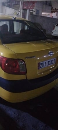 كيا برايد امريكي ٢٠٠٩ حادث جاملغ خلفي عكس السايق مبدل وتعديل بارد بالح...