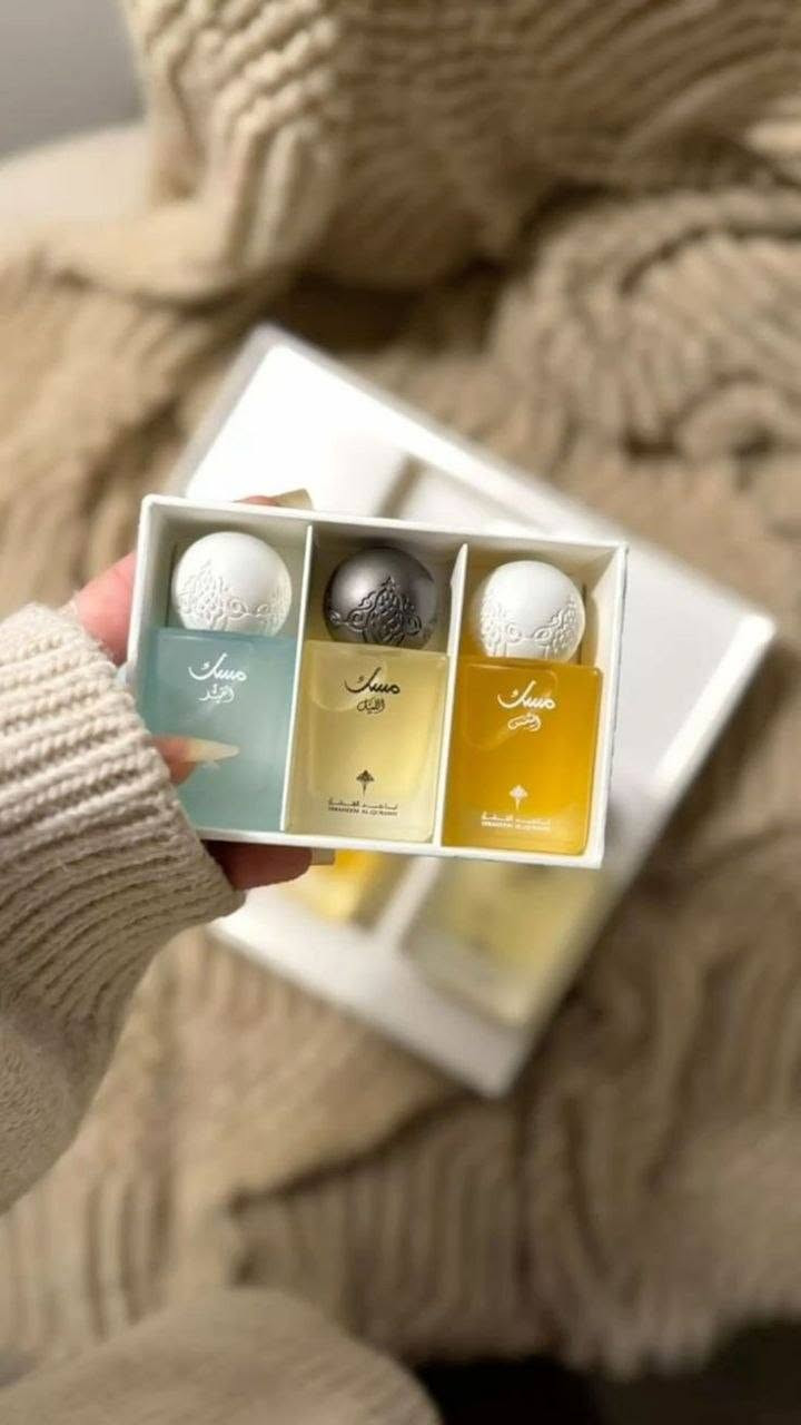 مجموعة مسك من إبراهيم القرشي ✨
6 قطع فاخرة تضم 3 عطور بحجم كامل و3 ميني: 🌙 مسك الليل | 🌹 مسك الورد | ☀️ مسك الشمس
روائح متنوعة تناسب كل الأوقات وتمنحك لمسة من الأناقة والانتعاش.
#للحجز_خاص
🚚 توصيل إلى جميع المحافظات.


**إذا كنت صاحب هذا الإعلان وتريد حذفه لأي سبب، رجاءا أرسل رسالة إلى الدعم الفني**