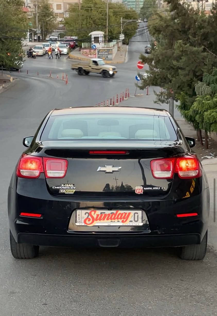 للبيع ماليبو خليجي وكالة المنصور موديل 2013 
سيارة وضع شركة 
كير مكينة بشرط لوك ممفتوحة 
مواصفاتها معروفة 
مكان سيارة سليمانية 
سنوية وفحص وهزة ورقم الماني جديد تحويل وكالة بشرط 
سعر السيارة 105  بيها مجال بسيط
والسعر مناسب بل نسبة نضافتها   
رقمي لشراي فقط 
*********** السليمانية, العراق
