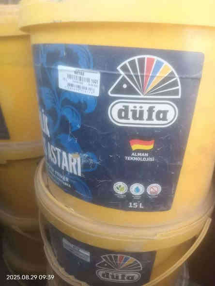 اسلام عليكم 
يوجد لدينا صبغ داخلي خارجي مثل ماموظح بالصوره امامكم 
يوجد كميه مشكله مايقارب (٣٤٠) صطل البيع شلعه وحده سعر الصطل احسبه ( ٢٥) الف واصل الى مكانك // الكميه الي موجوده زاده من موقع العمل ونريد نبيعه اقل من نصف السعر 
***********
