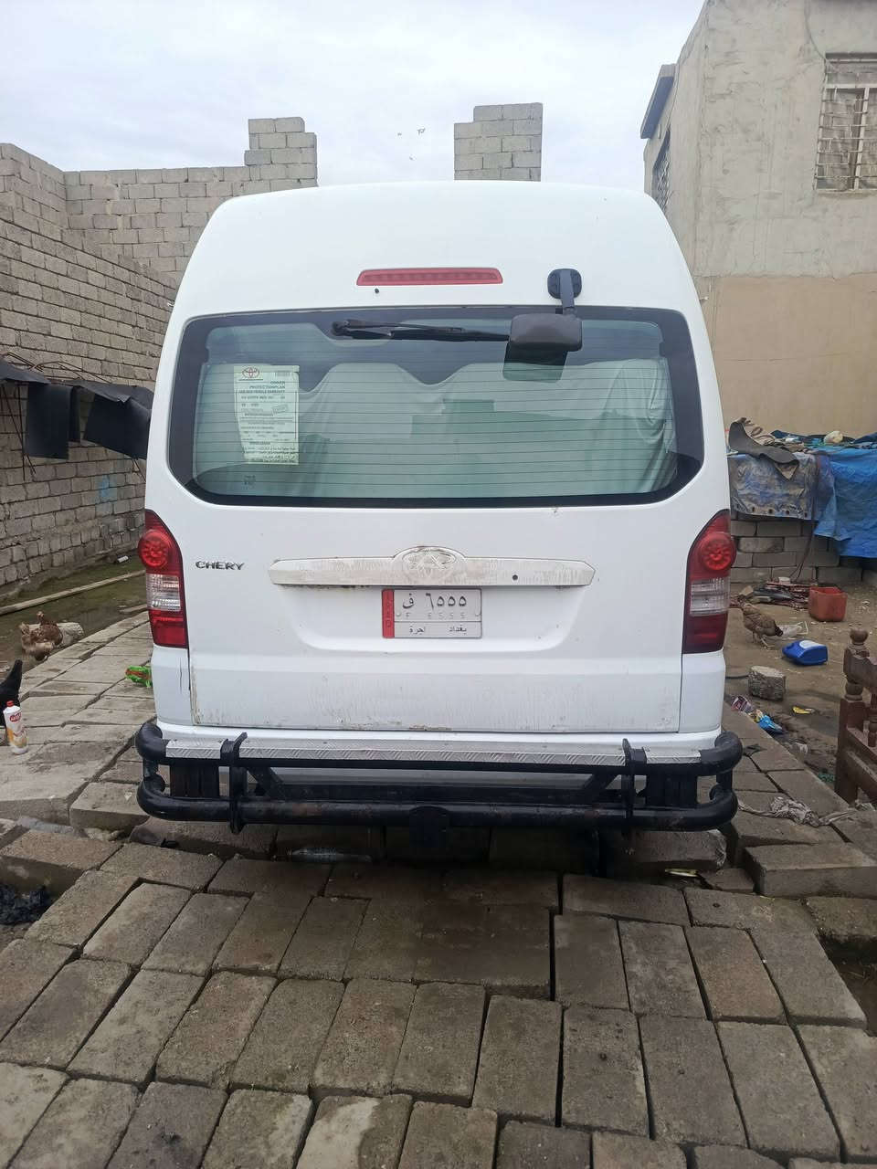 السلام عليكم
شيري h5 للبيع موديل 2013 شرط التحويل 
مصفره هيه ومرور وضربه 
كير ومكينه واكسل شرط 
مكينه 2ونص مال كصه لا صرف ولا نفخ ولا رخاوه 
طخم تأير جديد صاحبه الشرعي بل موصل 
العنوان موصل الأيمن 
السعر 90 وبيها مجال 
الاستفسار 
***********
***********
