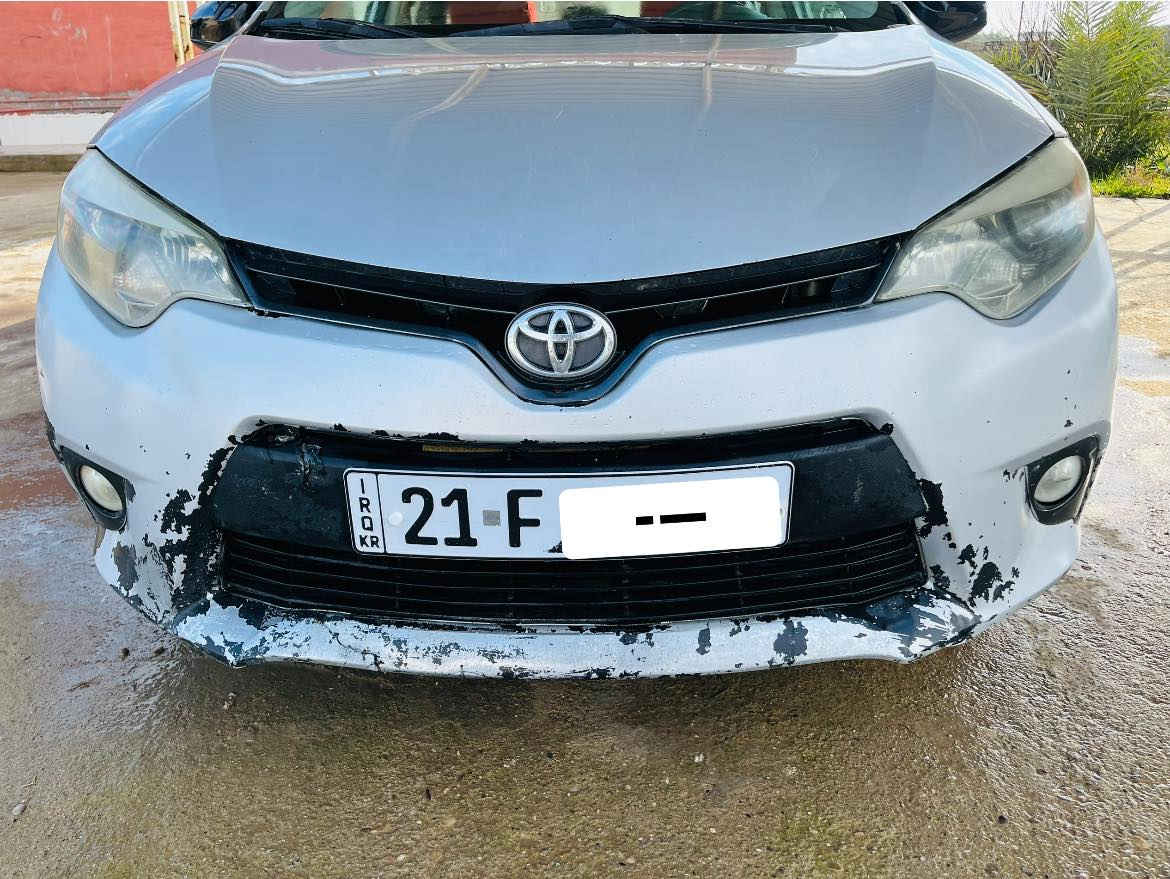 كورلا 2016 Le رقم سليمانية سنويه وهزه جديد بيها 5 قطع بدون دواخل السعر 110 .مكانها قضاء الحويجة //***********
