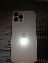 I phone 12 pro max  5G مبدل شاشه وبطاريه جديده 100٪ لون ابيض فيس ايدي ...