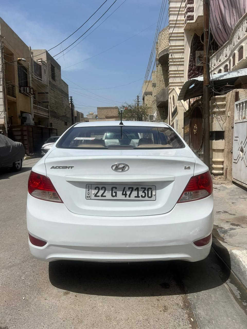 السلام عليكم اكسنت مديل ١٧ خليجي مكفوله كفاله عامه من تبديل والضربه كير مكينه مكفوله
قطرتين 
محرك ١٦٠٠
كهرباءيات كله شغاله
تبريد ثلج
صدر جديد
تايرات جدد
بيه رصعات خفيفه بل باب
رقم اربيل تريد تحويل تريد وكاله
مكاني بغداد حي جهاد
مكلف بنشر 
رقم ‎0771 181 8170
السعر ١٠٠ وبيه مجال
