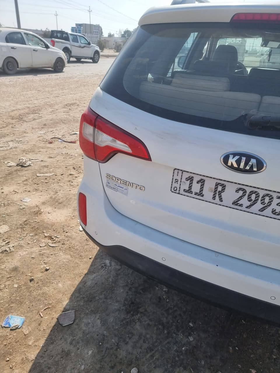السلام عليكم سورنتو ٢٠١٥ مكفولة ماشية ١٢٢ الف رقم بغداد فول عدى الفتحة والجلد الاتصال  ***********
