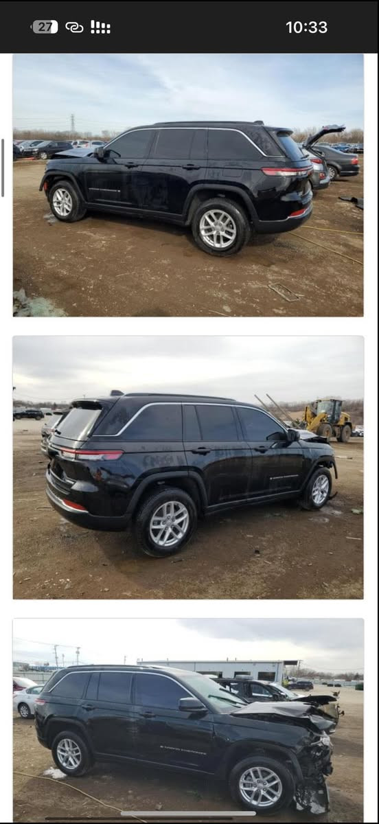 جيب شيروكي لاريدو ٢٠٢٤
ماشية ٣٤ الف السيارة حيل نظيفة 
حادثها قطعتين بنيد وجاملغ تصليح
*********** غير متواجد على فيس بوك
