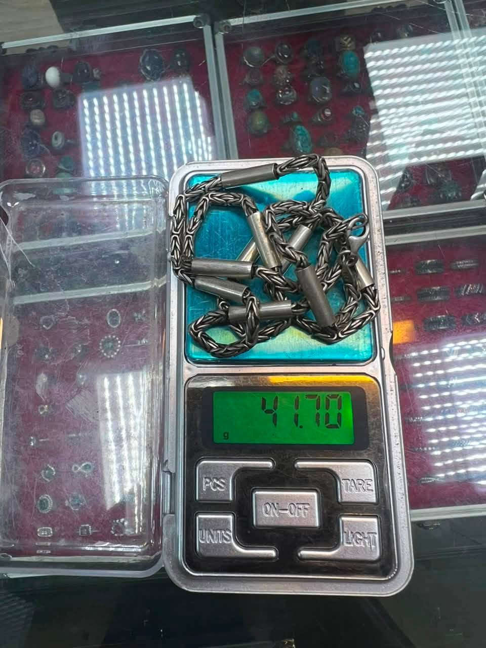 زنجيل معى سوار فضه ايطالي 54 اغرام سوه سعر الغرام  3
***********واتساب موجود
