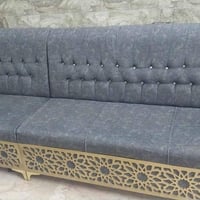 ديوان فصال • بلوك خشب زان • ٨ مقاعد