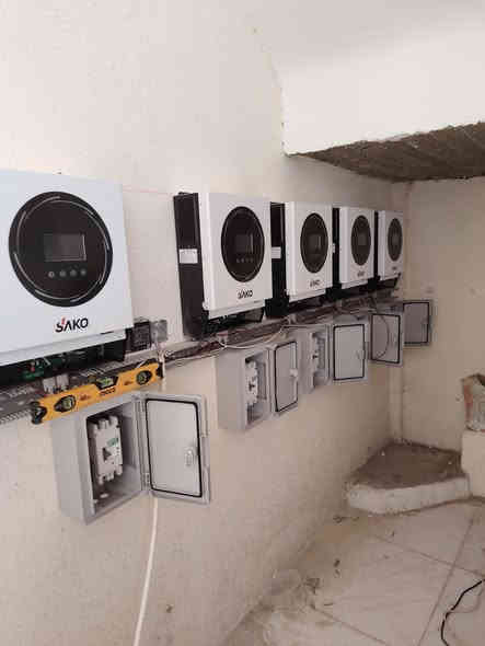 بالحمد تدوم النعم     الحمد لله رب العالمين
منظومة جديدة بقدرة ٣٠ كيلوا واط لتشغيل مدرسة ثانوية بالكامل على الطاقة الشمسية
القدرة التصميمية للمنظومة . ١٣٥ امبير
القدره التشغيلية الحقيقيه للمدرسه ٩٠ امبير 
تصميم وتنفيذ المنظومات
منزلي                    زراعي                         صناعي 
للحجز والاستفسار مراسلة الصفحة أو الاتصال على الارقام التالية
***********
***********
تتوفر خدمة الواتس اب
لسنا الوحيدون لكننا الافضل ان شاء
