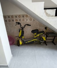 دراجة كهربائية للبيع نقصه #شاحنه #وبطاريات عنواني البلديات تقاطع المصر...