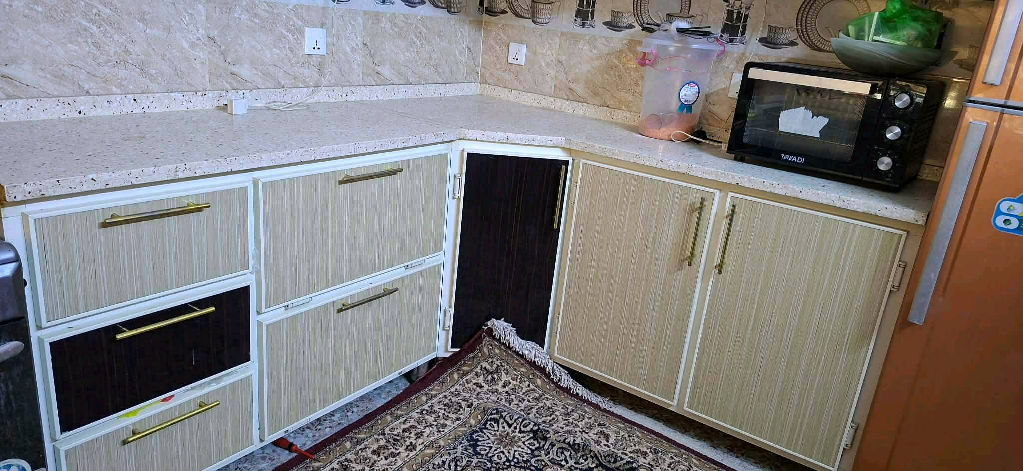 كاونتر مطبخ٥ متر 
بناء مرمر