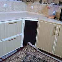 كاونتر مطبخ٥ متر  بناء مرمر