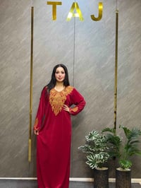 دشداشه نسائي • جلد الغزال • مقاسات L XL XXL