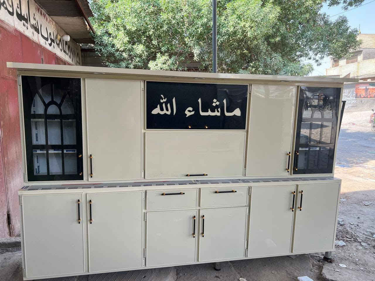 🛠️ شغل تسگام حسب الطلب – جودة وثبات يدوم
📏 القياس: كاونتر مترين   وسنك متر ونص مرمر

✨ المواصفات:
✅ جسور داعمة للرفوف (تحمّل الاوزان وثبات)

💰 السعر: 600 الف 

🚚 التوصيل:
✔ داخل بغداد: مجاني
✔ أطراف بغداد: 15 الف

📦 شغل مضمون | تنفيذ حسب ذوقك وقياسك

⸻


**إذا كنت صاحب هذا الإعلان وتريد حذفه لأي سبب، رجاءا أرسل رسالة إلى الدعم الفني**