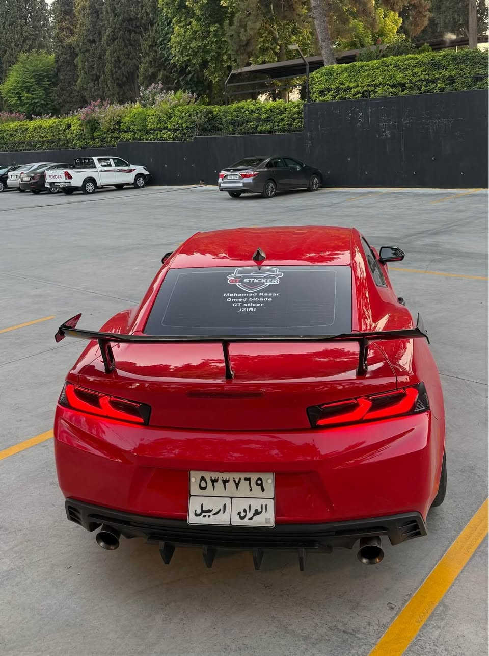 Camaro 2018V6 RS
لون مميز❤️
كير محرك اكسل مكفول✅
صدر امامي وً خلفي جديد 
صبغ  جمالغ خلفي و باب فقط
بدونً دواخل بدون ايرباك شرط✅
لايتات لايد اصلي متغير الاوان
دواخل سيستم لايت
دعاميه ZL1
سبايدير ZL1
وياله ZL1
لحيه ZL1
وياله تايرات جدد
داخله كلش نظيف
بولش و حمام جديد
سياره بدون نقوصات
رقمً اربيل تحويل وكاله شرط
سعر 128 بيها مجال بسيط
مكان سياره دهوك
واتساب *********** دهوك, العراق
