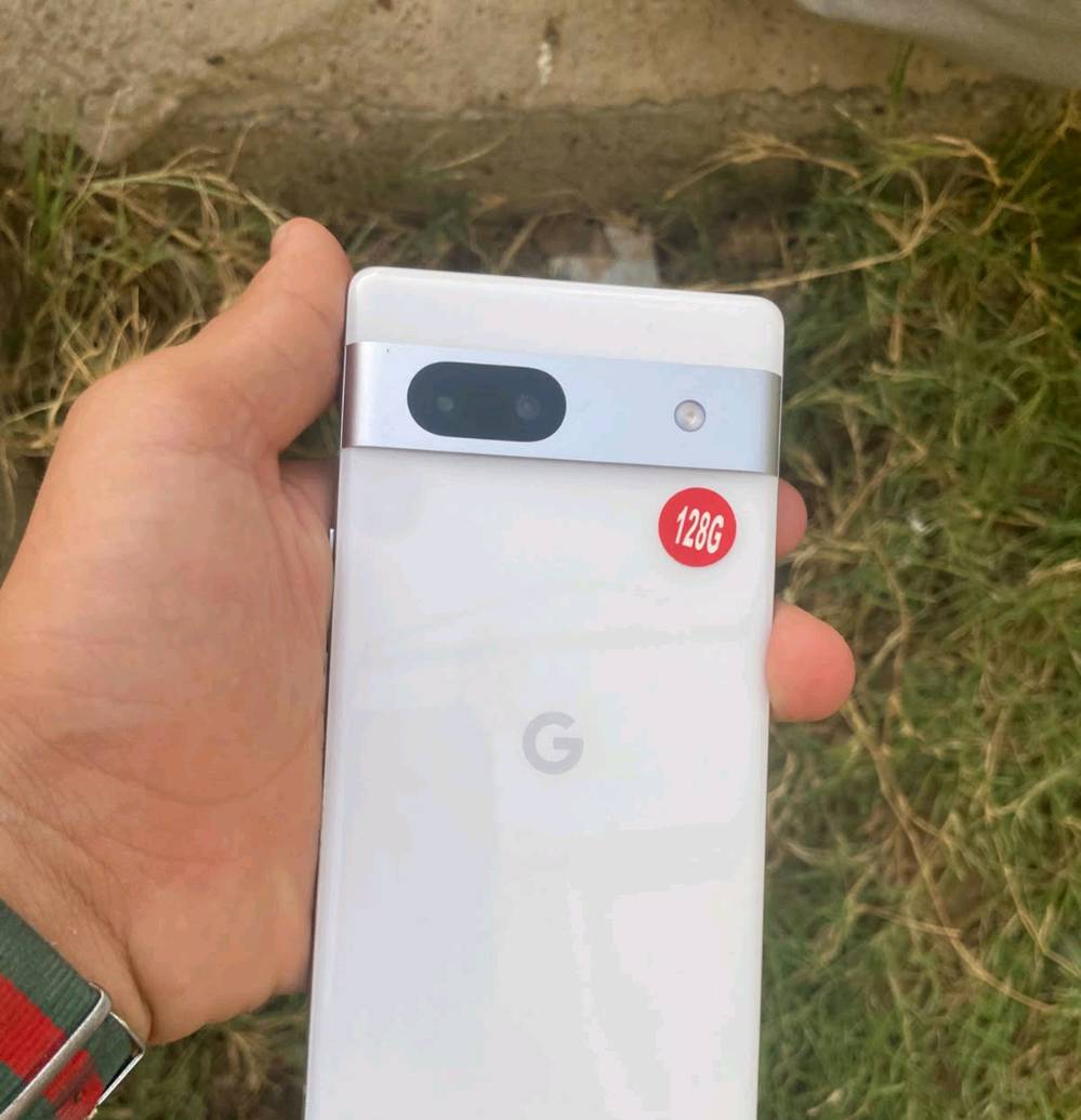 للبيع او مراوس حسب قناعة 
كوكل بيكسل 7a عملاق تصوير اقوى معالج Google Tensor G2 سلاسة بتصفح والألعاب كلش سلس ذاكرة 128 شريحة سيمكرت SlM+ شريحة الكترونية سعر 385بي مجال بسيط استفسار اتصال او واتساب ***********