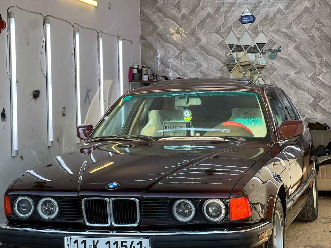 عل بركة الله.... 
بي ام ٧٣٥ بغداد باسمي موديل ٩٢
صبغ لجماليه تبريد ثلج تخم تاير
السعر ٧٠.... مكلف بنشر هذا رقم صاحبها ***********
