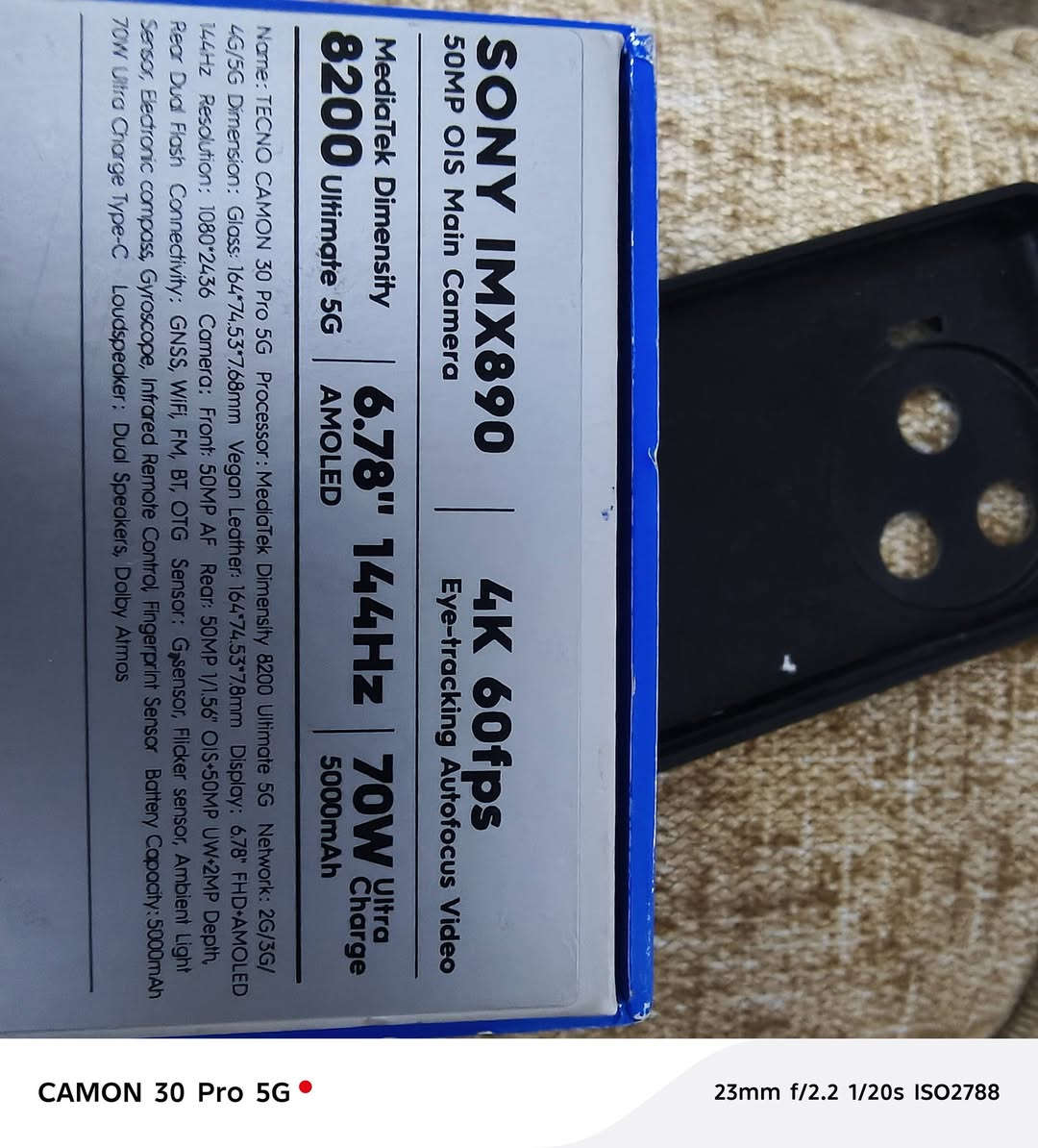 سلام عليكم مبايل تكنو للبيع ب300 ألف ما بيه أي ضرر + موصفات بل صوره


**إذا كنت صاحب هذا الإعلان وتريد حذفه لأي سبب، رجاءا أرسل رسالة إلى الدعم الفني**