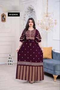 دراعات هندية • تطريز ثقيل • مقاسات L-XXXL