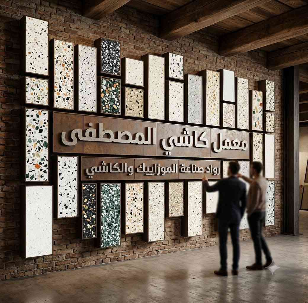 🏛️ معمل كاشي المصطفى – وجهتك الأولى لبيت العمر 🏛️
​لأن بيتك يستحق الأفضل، نوفر لك كل ما تحتاجه لتشطيب منزلك بأعلى المواصفات الهندسية وأرقى التصاميم:
​🧱 كاشي وموزاييك فاخر (كسر رخام ملكي بجلاء ولمعان ممتاز).
​🛌 منومات عالية الكبس والمقاومة.
​🏺 سيراميك وبورسلين بأحدث الموديلات العالمية.
​🪜 بايات درج بتفصيل راقي ومتين.
​🪨 حجر كوبن للأرصفة والحدائق والواجهات.
​أعلى درجات الصلابة.. وأنسب الأسعار للمواطنين والمقاولين!
​📍 الموقع: سامراء
📞 للاستفسار والحجز: ***********
