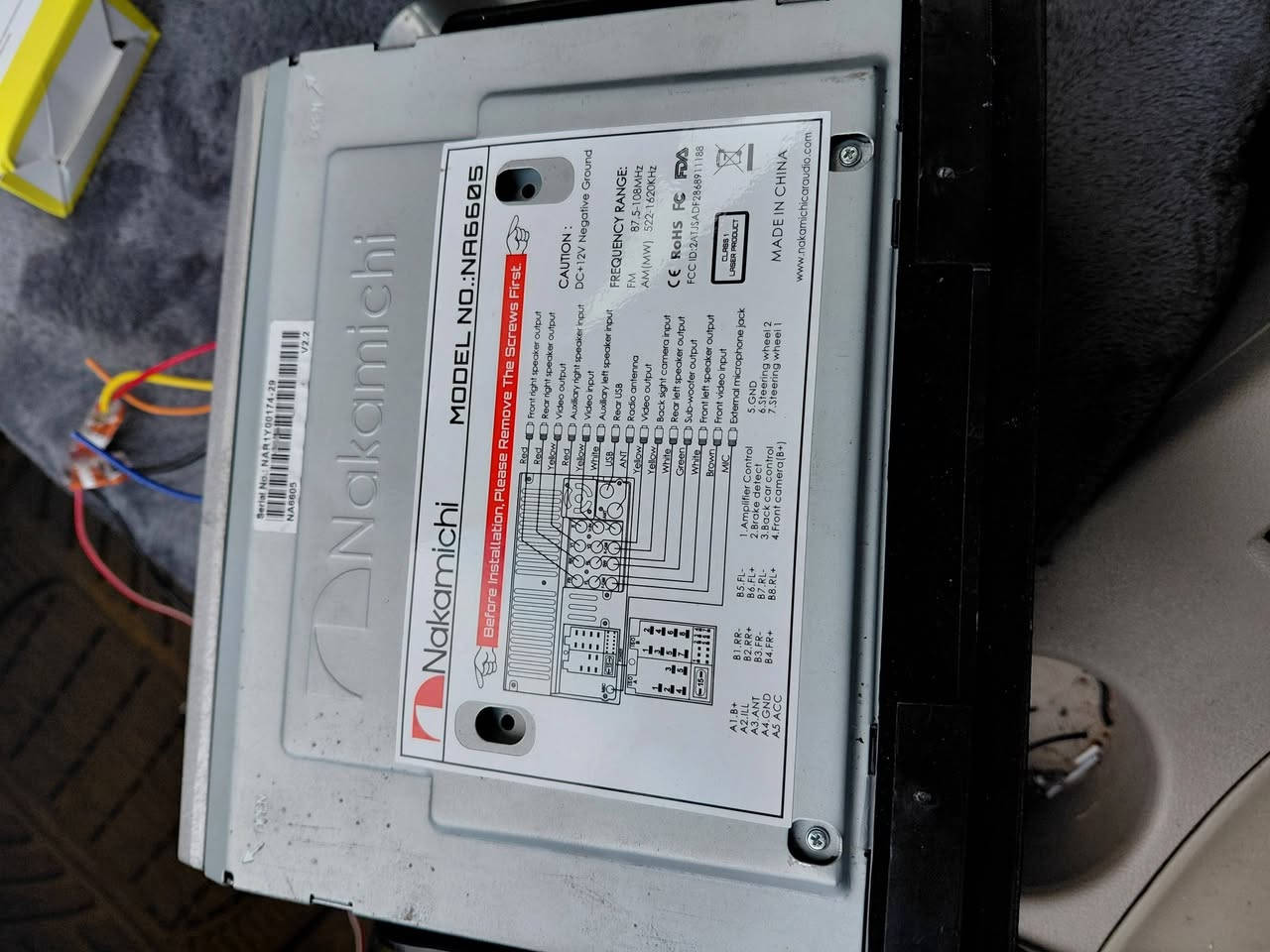 شاشة من ماركة Nakamichi

المواصفات

بلوتوث

اواکس

فلاش امامي وخلفي

راديو

تدعم ربط كامرات وداش کام لعرض الصورة في الشاشة الماركة صيني درجة أولى

السعر 65 الف

متوفر توصيل لجميع المحافضات وبا اسرع وقت للتواصل واتساب ***********
