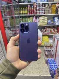 للبيع فقط بدون مراوس  14برو ماكس💜 ذاكرة 256 ديل سيم za شرق اوسط نضافه ...