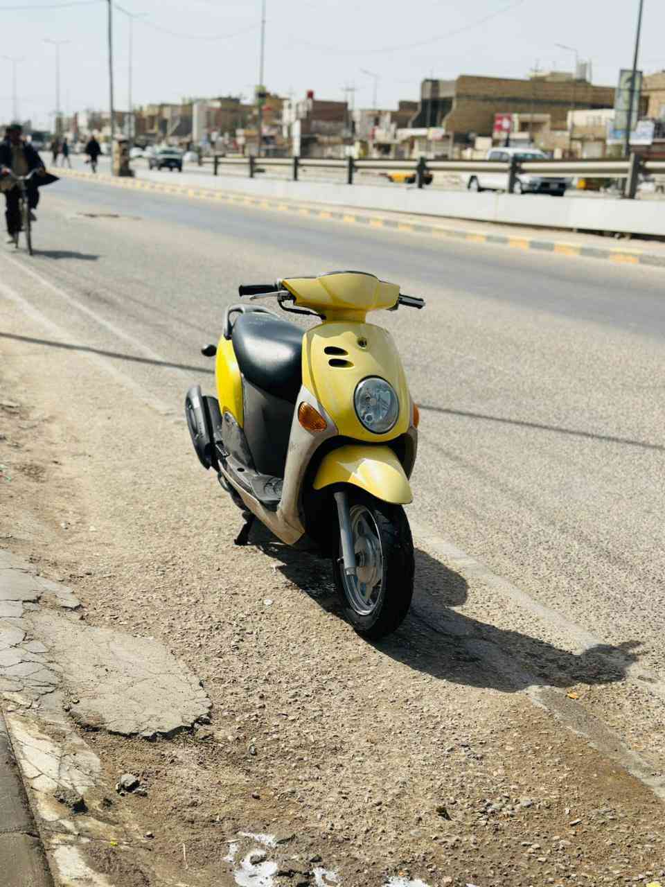 سلام عليكم دراجه فله للبيع دراجه نضيفه صالها ١٥ يوم من طالعه من الوكيل ورتبتها ع ايدي برغي ما مفتوح   بيها ع حطتها ما عوزها اي شي ومستعجل ع بيعتها تجي وتشوف بعينك جيب فيتر وفحص لصبح العنوان:ميسان
رقم : ‭٠٧٧١ ٦٤٥ ٢٢٦٧‬
السعر 1100
