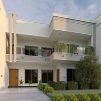 واجهة منزل ١٢ متر في الغزالية من تصميمي  المهندس عمر العاني  لطلب التص...