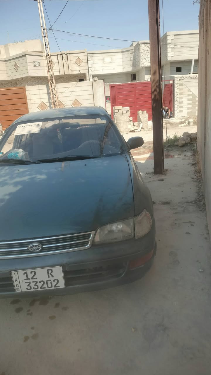 السلام عليكم ورحمه الله كرونا فرخ بطة موديل 1993 محرك 18ابو الجف تبريد تدفئة مصبوغة   وبوند والصندوق لغرض التحويل السيارة بدون ضرر  شرط وكالة ابو تحويل  السعر 57وبيها مجال ***********
