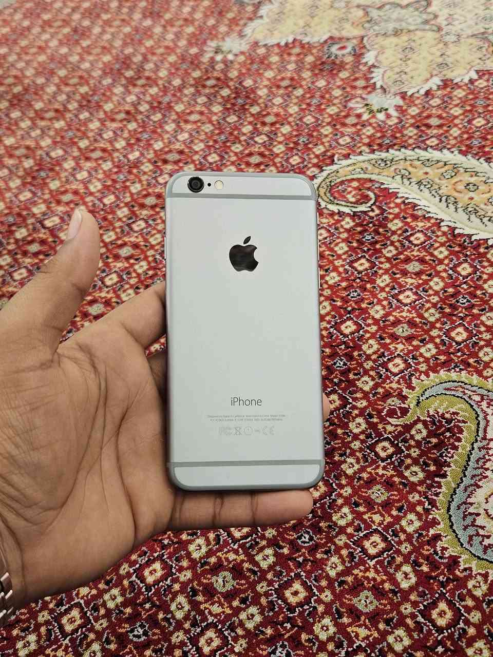 ايفون ٦ العادي  ذاكره 64 بطاريه 98 مكفول كفاله عامة شرط الفحص ابد ميصرف شحن 
سعر ٧٥ وبي مجال بسيط حق الجية 
مكان نجف عباسية 
واتساب فقط *********** النجف, العراق
