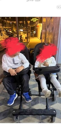 عربة نفرين • تحمل ٥٠كيلو • مكان طعام طفل