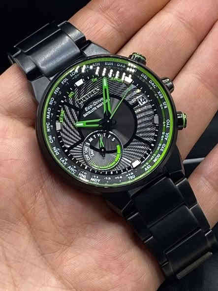 CITIZEN

Eco.Drive SATELLITE WAVE

وكالة كامل المرفقات 

نظام تحديد المواقع العالمي (GPS) لقياس الوقت عبر الأقمار الصناعية

توقيت عالمي  40 مدينة حول العالم 

تقويم دائم

سير فولاذ المقاوم للصدأ مع طلاء أيوني أسود

قطر 44

زجاج كرستال 

مقاوم للماء 100 متر

موشر مستوى الطاقة 

وظيفة تحذير الشحن 

توقيت صيفي 

توجد خدمة توصيل 

***********
