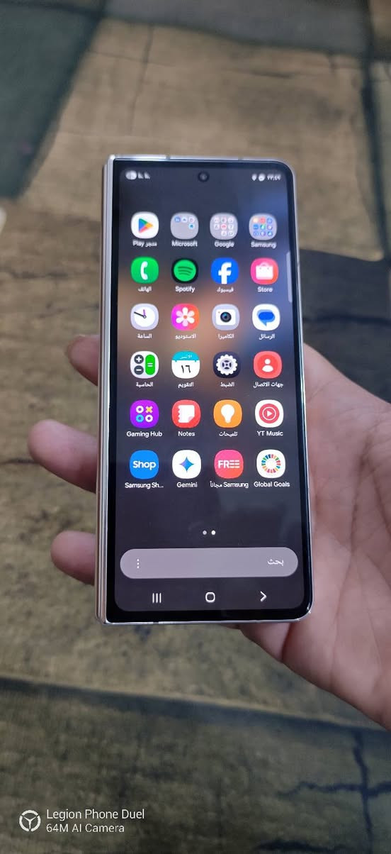 السلام عليكم ورحمة الله 
سامسونك Zfold 4 الاصدار الرابع اللون الذهبي
ذاكره256 الرام 12 نظافه 100 بدون ملحقات السعر 525 للاستفسار اتصل الواتساب *********** موجود توصيل
